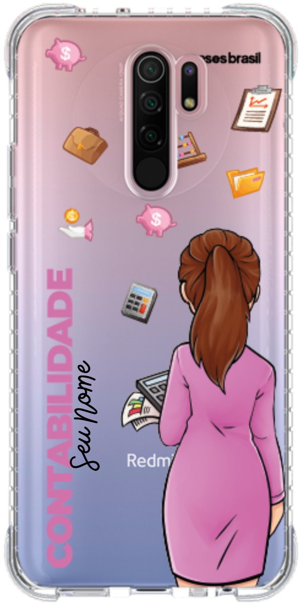 Capinha para Celular Contabilidade - Boneca Profissão