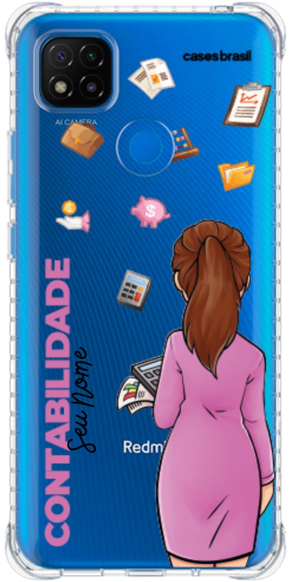 Capinha para Celular Contabilidade - Boneca Profissão