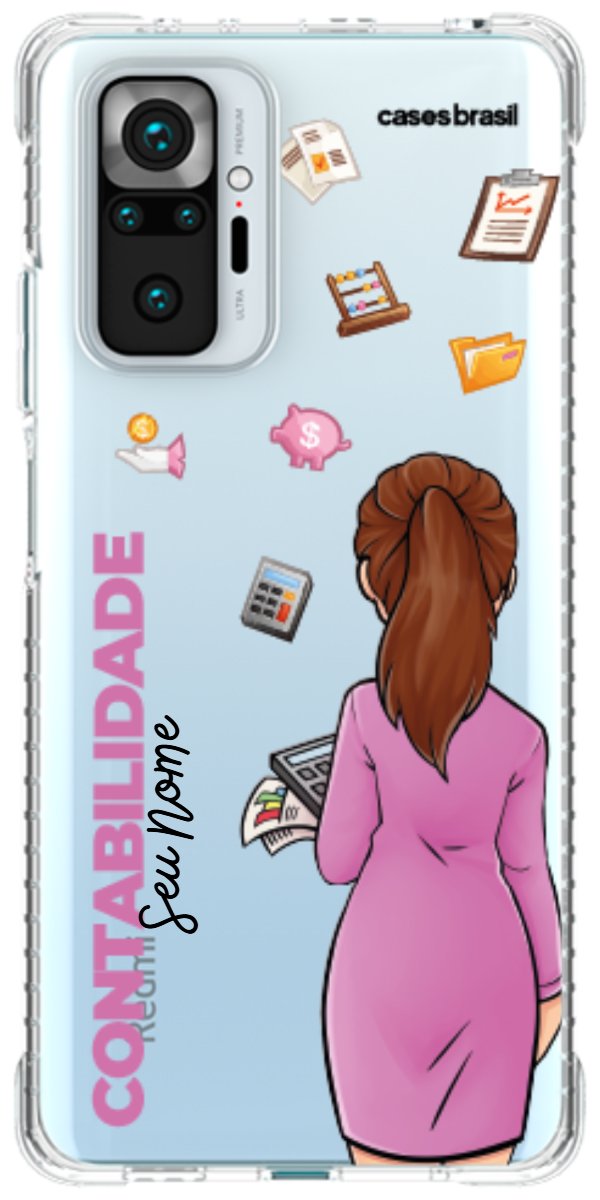 Capinha para Celular Contabilidade - Boneca Profissão