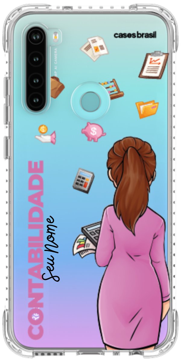 Capinha para Celular Contabilidade - Boneca Profissão