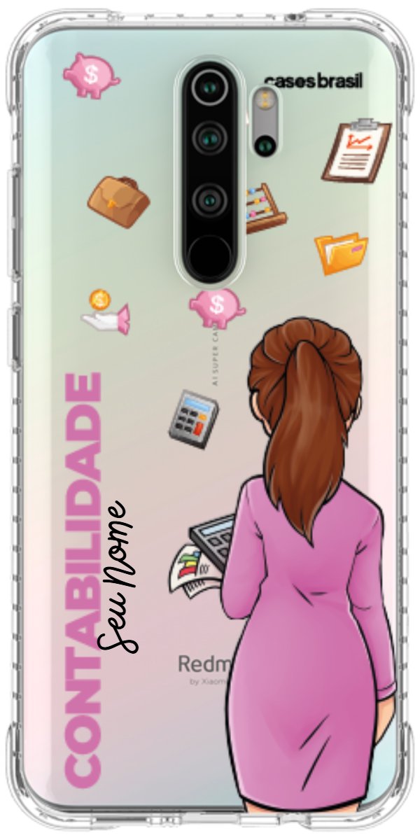 Capinha para Celular Contabilidade - Boneca Profissão