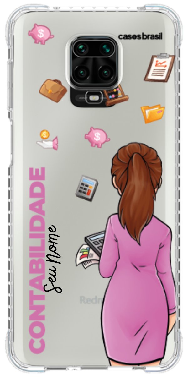 Capinha para Celular Contabilidade - Boneca Profissão
