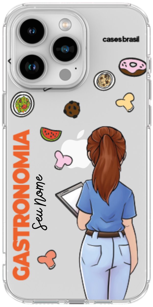 Capinha para celular Gastronomia - Profissão Com Nome