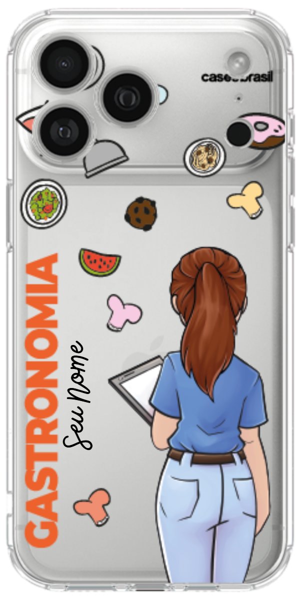 Capinha para celular Gastronomia - Profissão Com Nome