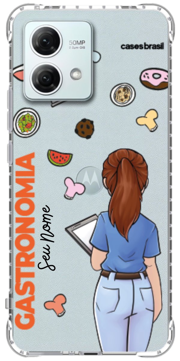 Capinha para celular Gastronomia - Profissão Com Nome