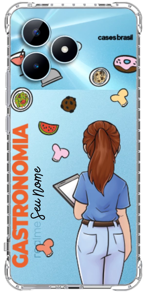 Capinha para celular Gastronomia - Profissão Com Nome