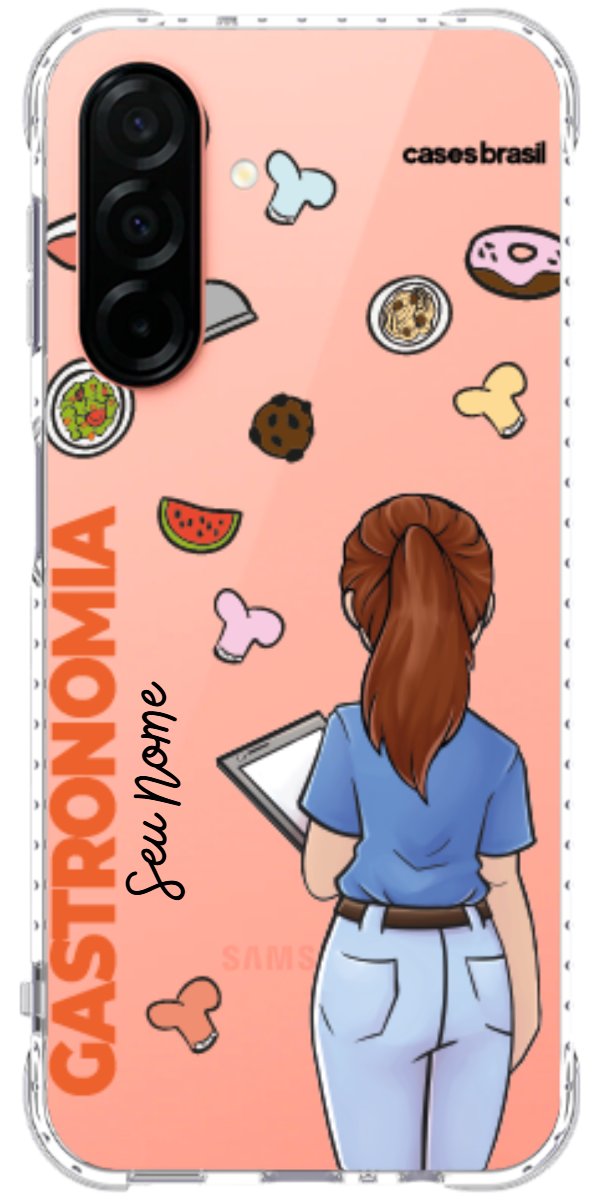 Capinha para celular Gastronomia - Profissão Com Nome