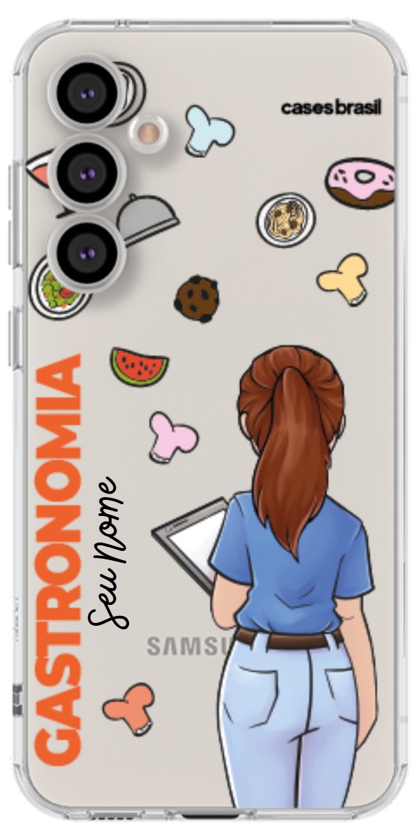 Capinha para celular Gastronomia - Profissão Com Nome