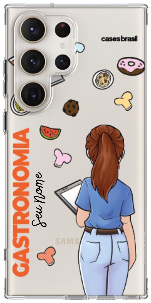 Capinha para celular Gastronomia - Profissão Com Nome
