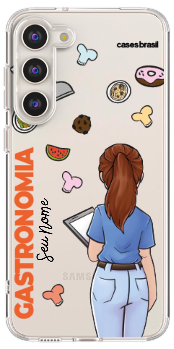 Capinha para celular Gastronomia - Profissão Com Nome