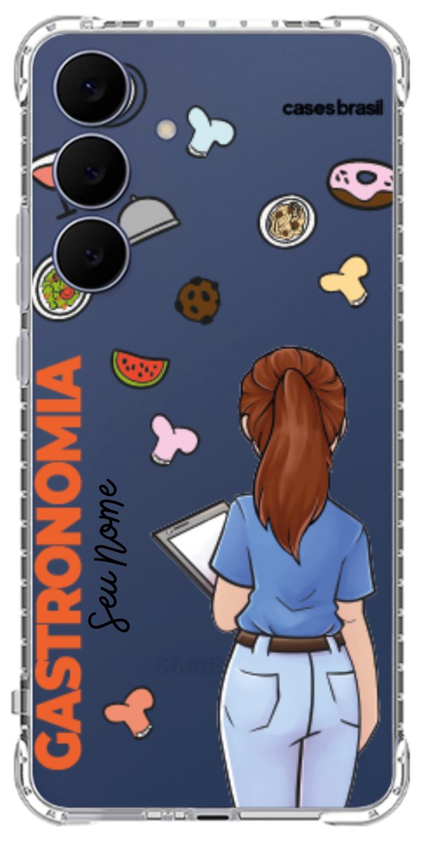 Capinha para celular Gastronomia - Profissão Com Nome