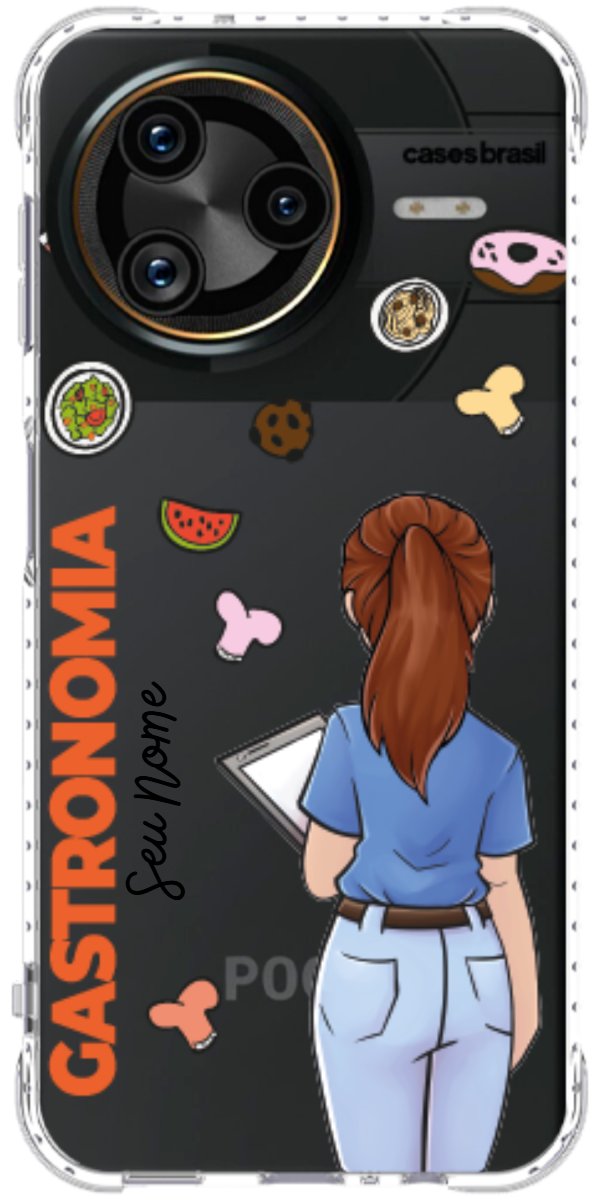 Capinha para celular Gastronomia - Profissão Com Nome