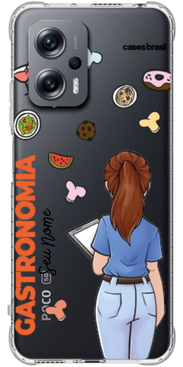 Capinha para celular Gastronomia - Profissão Com Nome