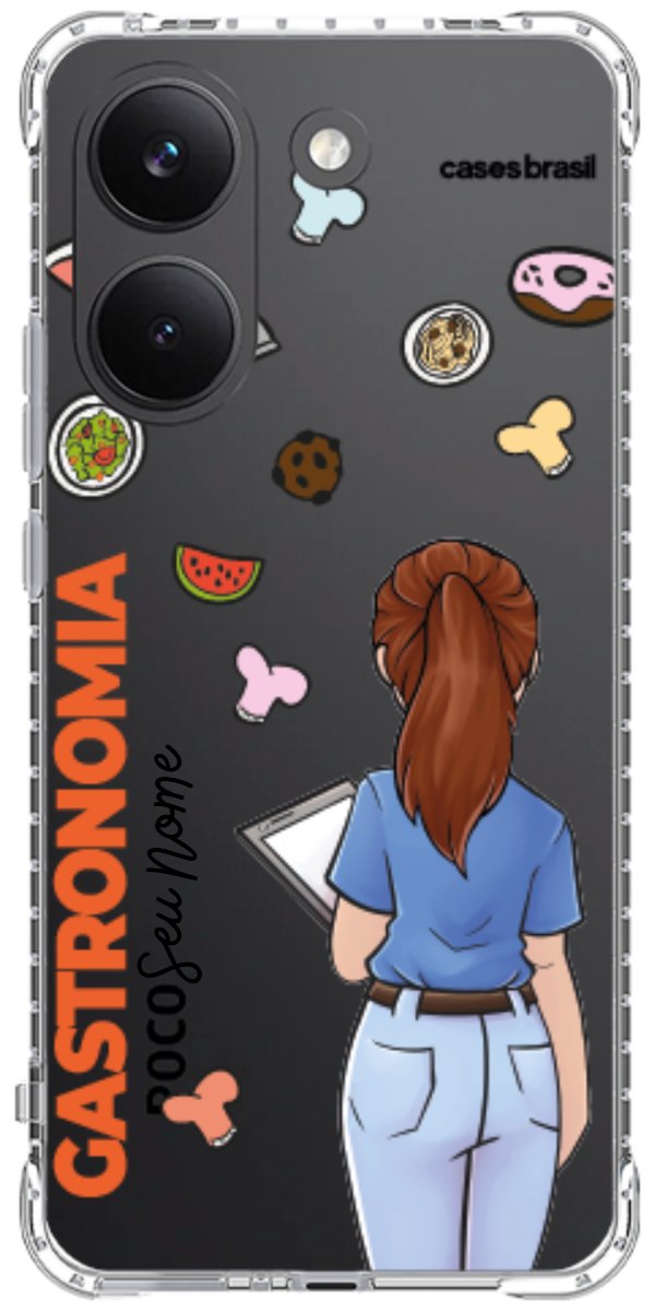 Capinha para celular Gastronomia - Profissão Com Nome
