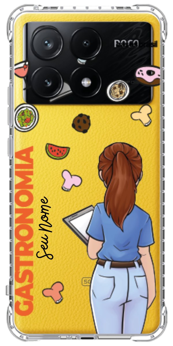 Capinha para celular Gastronomia - Profissão Com Nome