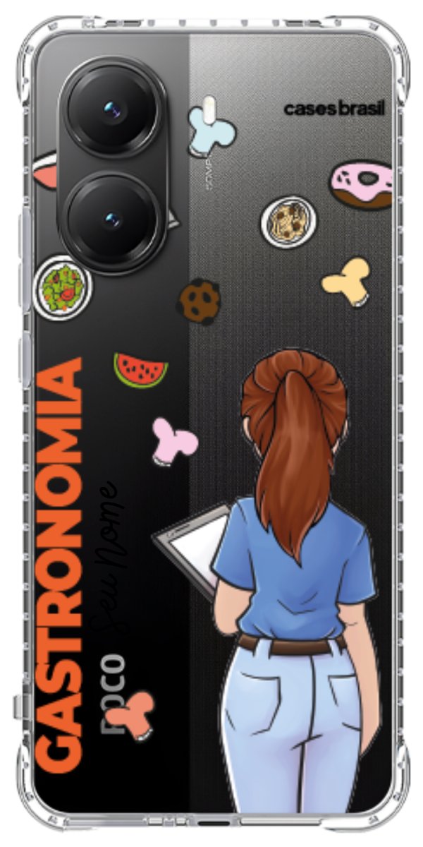 Capinha para celular Gastronomia - Profissão Com Nome
