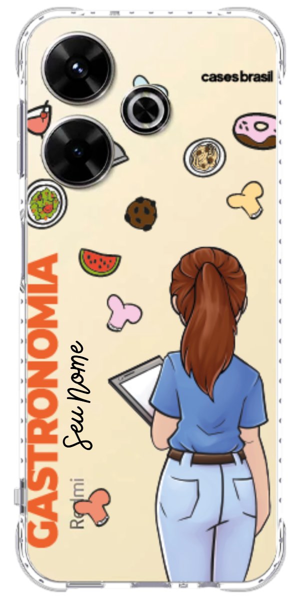 Capinha para celular Gastronomia - Profissão Com Nome