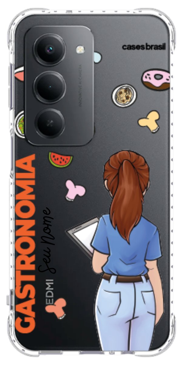 Capinha para celular Gastronomia - Profissão Com Nome