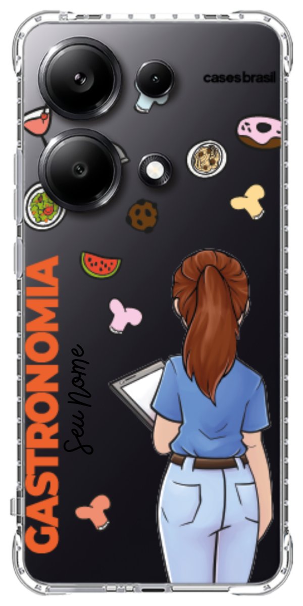 Capinha para celular Gastronomia - Profissão Com Nome