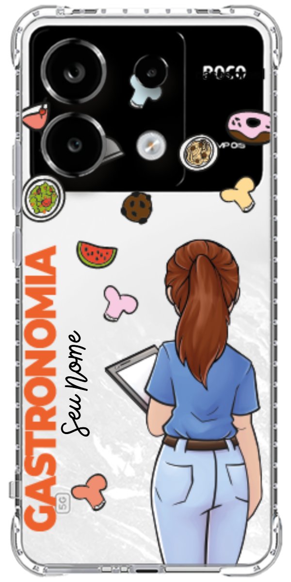 Capinha para celular Gastronomia - Profissão Com Nome