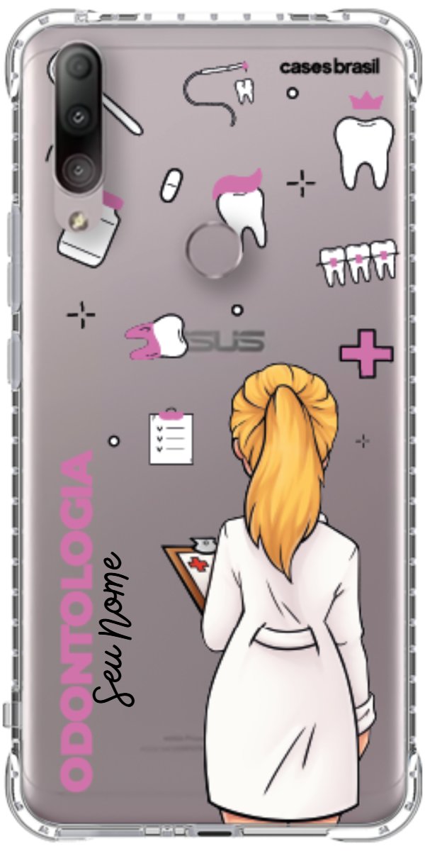 Capinha para Celular Odontologia - Profissão Com Nome