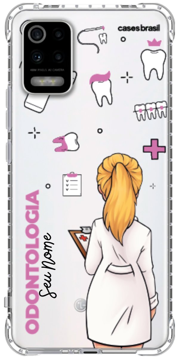Capinha para Celular Odontologia - Profissão Com Nome