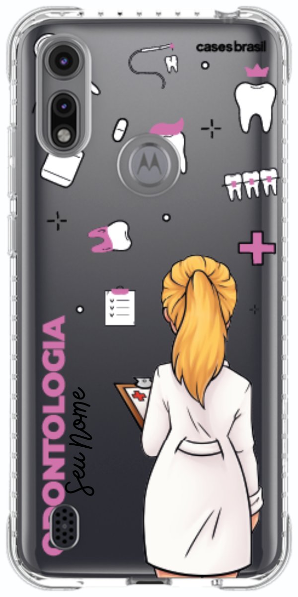 Capinha para Celular Odontologia - Profissão Com Nome