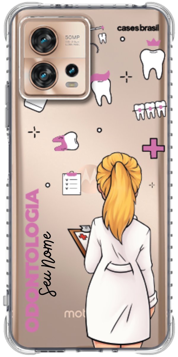 Capinha para Celular Odontologia - Profissão Com Nome