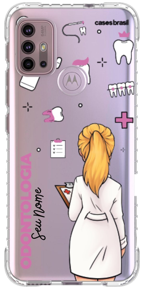 Capinha para Celular Odontologia - Profissão Com Nome