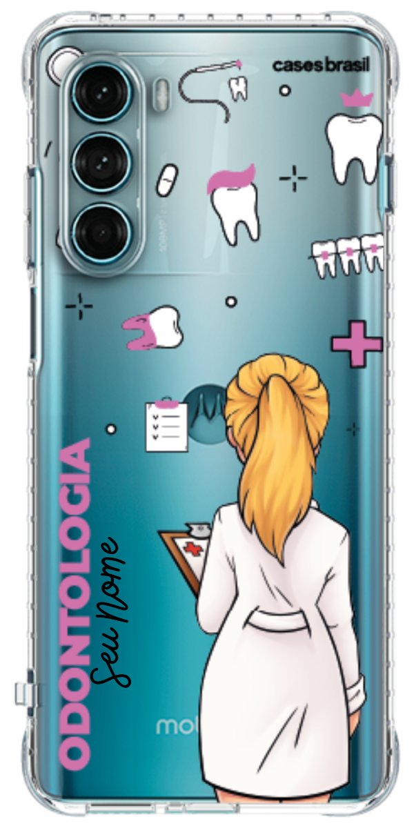 Capinha para Celular Odontologia - Profissão Com Nome