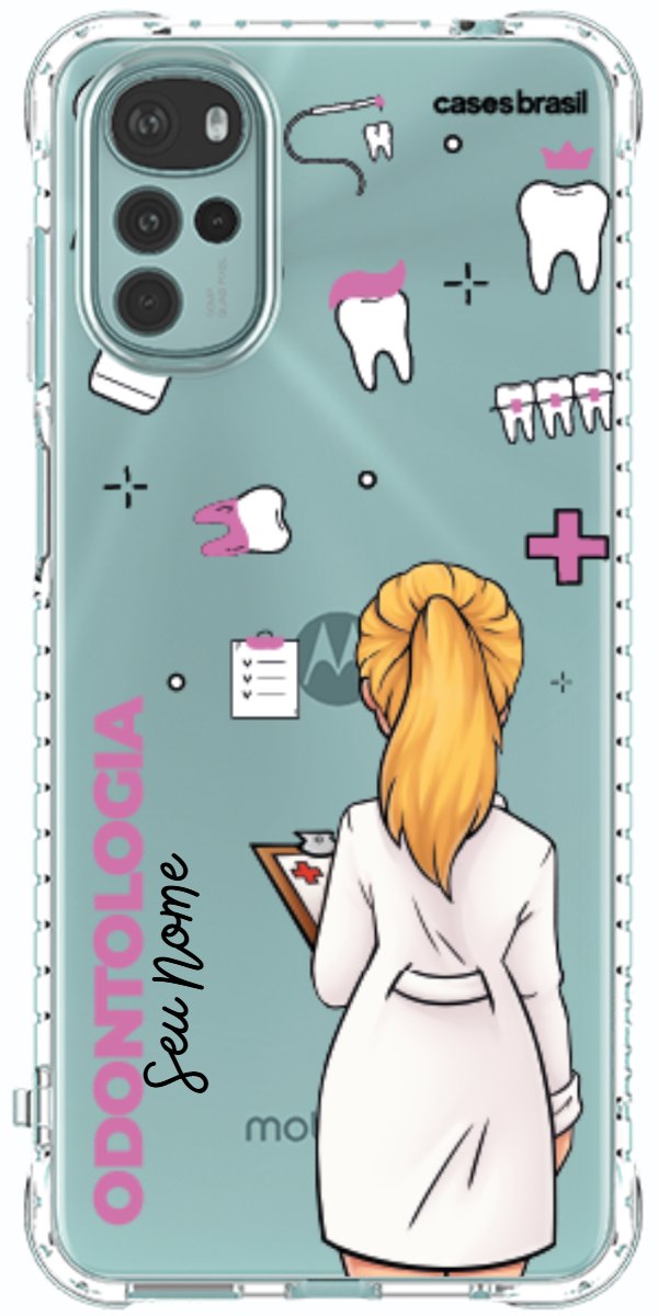 Capinha para Celular Odontologia - Profissão Com Nome