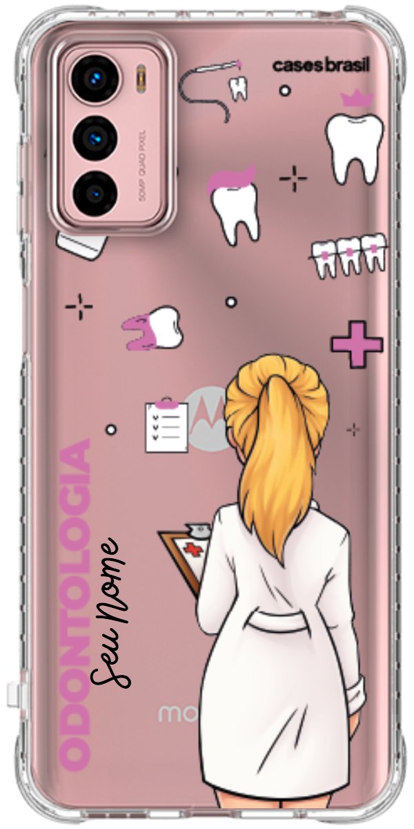 Capinha para Celular Odontologia - Profissão Com Nome
