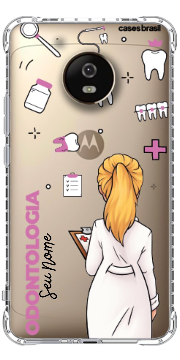 Capinha para Celular Odontologia - Profissão Com Nome