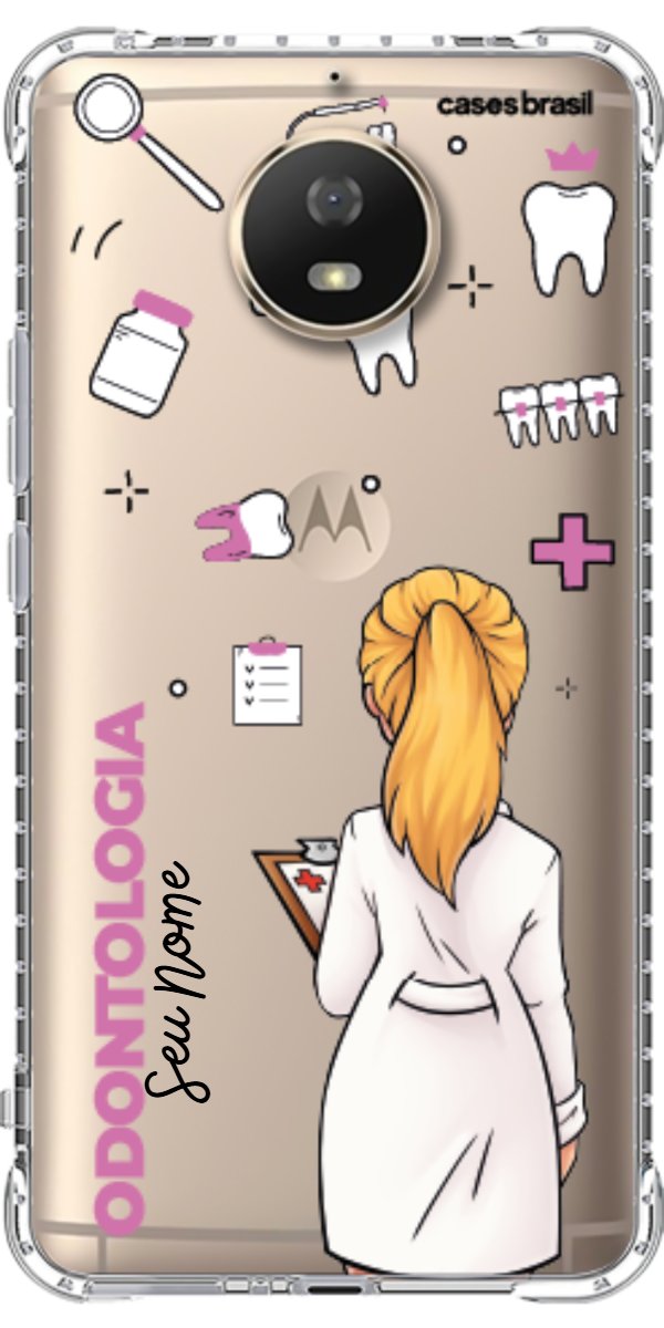Capinha para Celular Odontologia - Profissão Com Nome