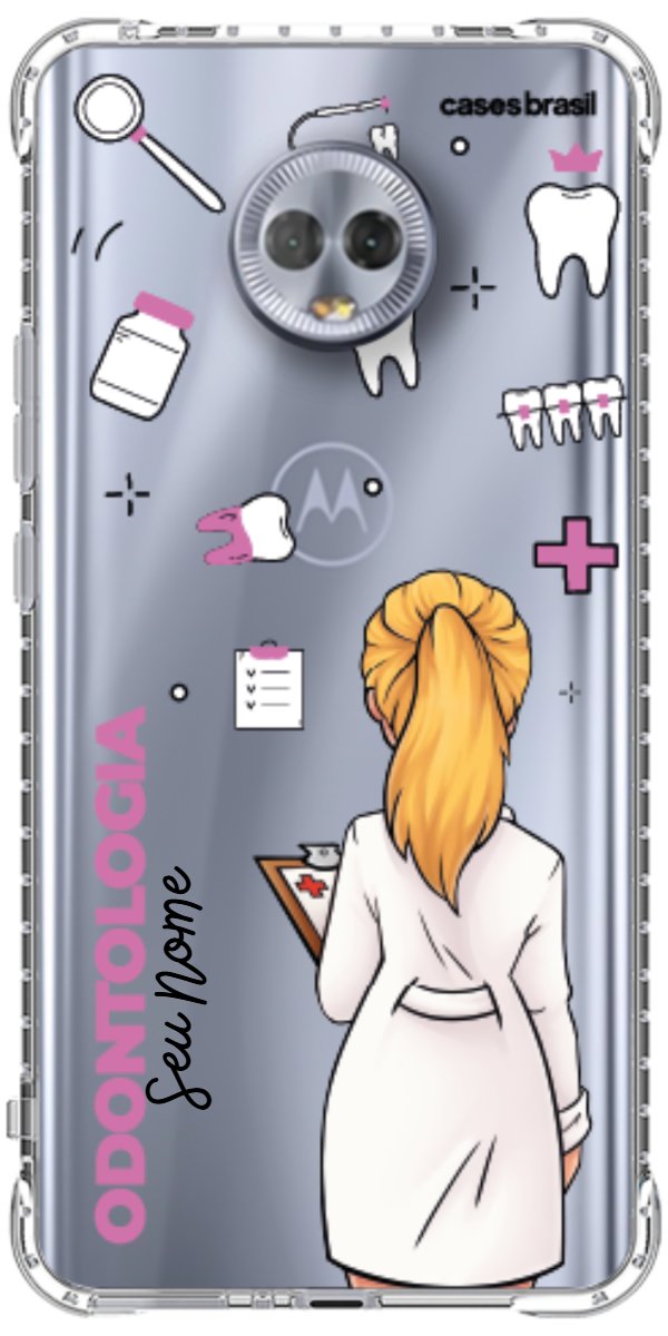 Capinha para Celular Odontologia - Profissão Com Nome