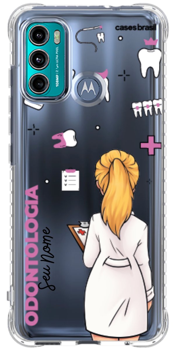 Capinha para Celular Odontologia - Profissão Com Nome