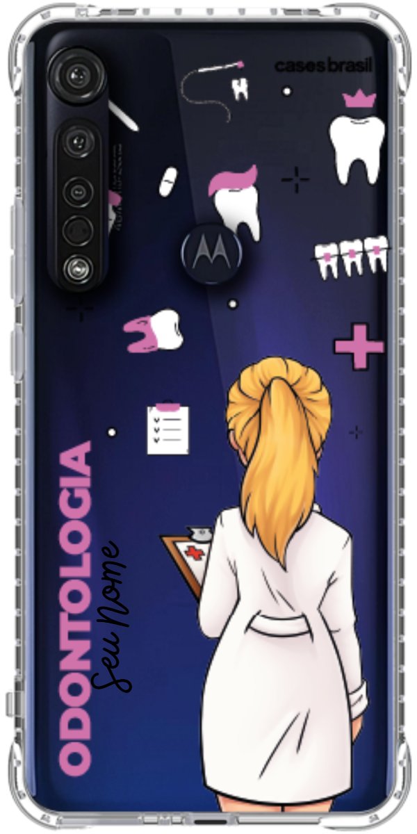 Capinha para Celular Odontologia - Profissão Com Nome