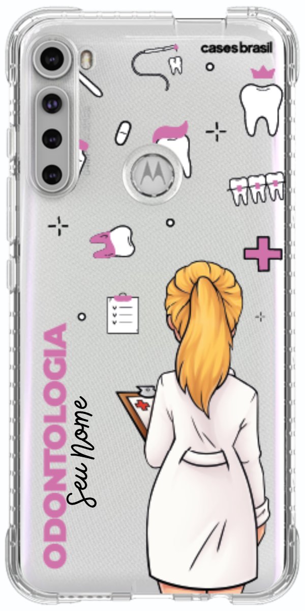 Capinha para Celular Odontologia - Profissão Com Nome