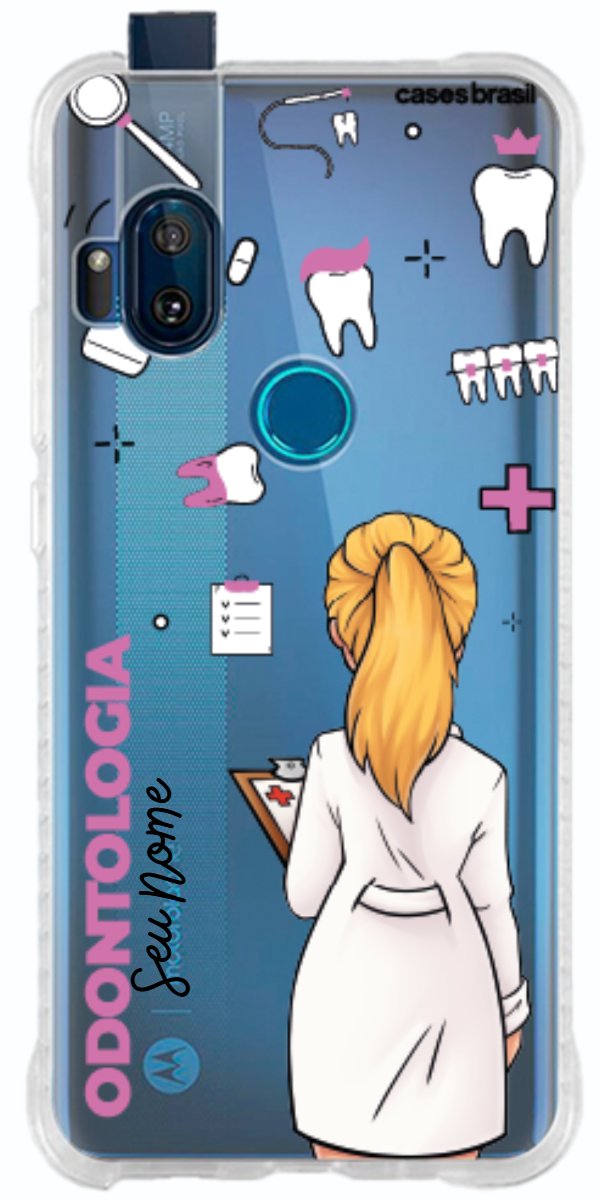 Capinha para Celular Odontologia - Profissão Com Nome