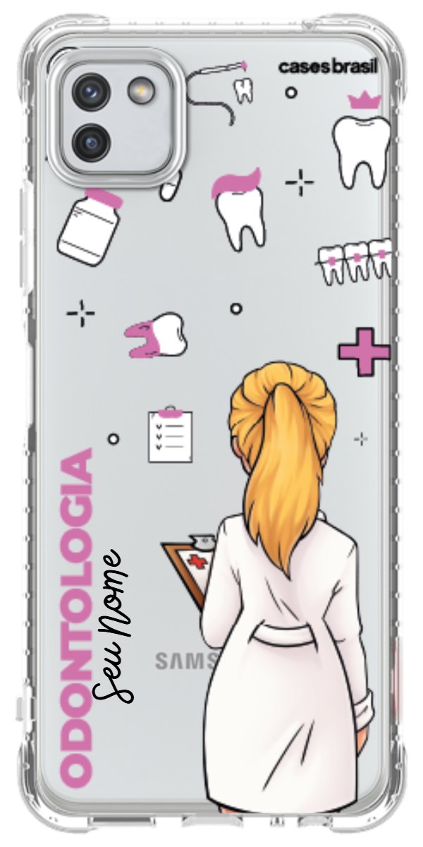 Capinha para Celular Odontologia - Profissão Com Nome