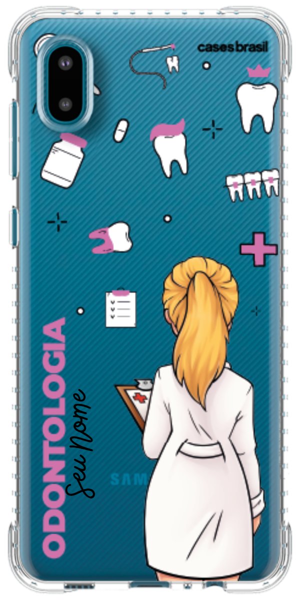 Capinha para Celular Odontologia - Profissão Com Nome
