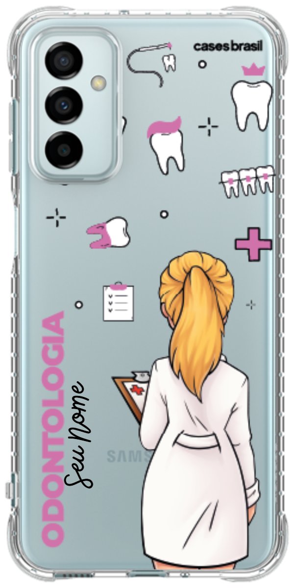 Capinha para Celular Odontologia - Profissão Com Nome