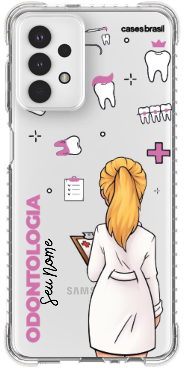 Capinha para Celular Odontologia - Profissão Com Nome