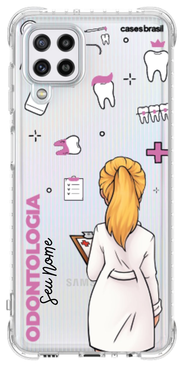 Capinha para Celular Odontologia - Profissão Com Nome