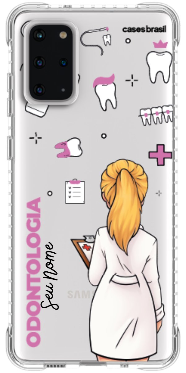 Capinha para Celular Odontologia - Profissão Com Nome