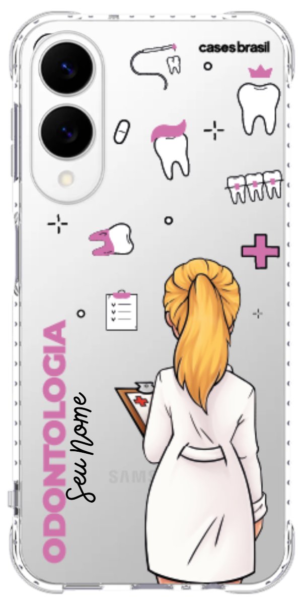 Capinha para Celular Odontologia - Profissão Com Nome