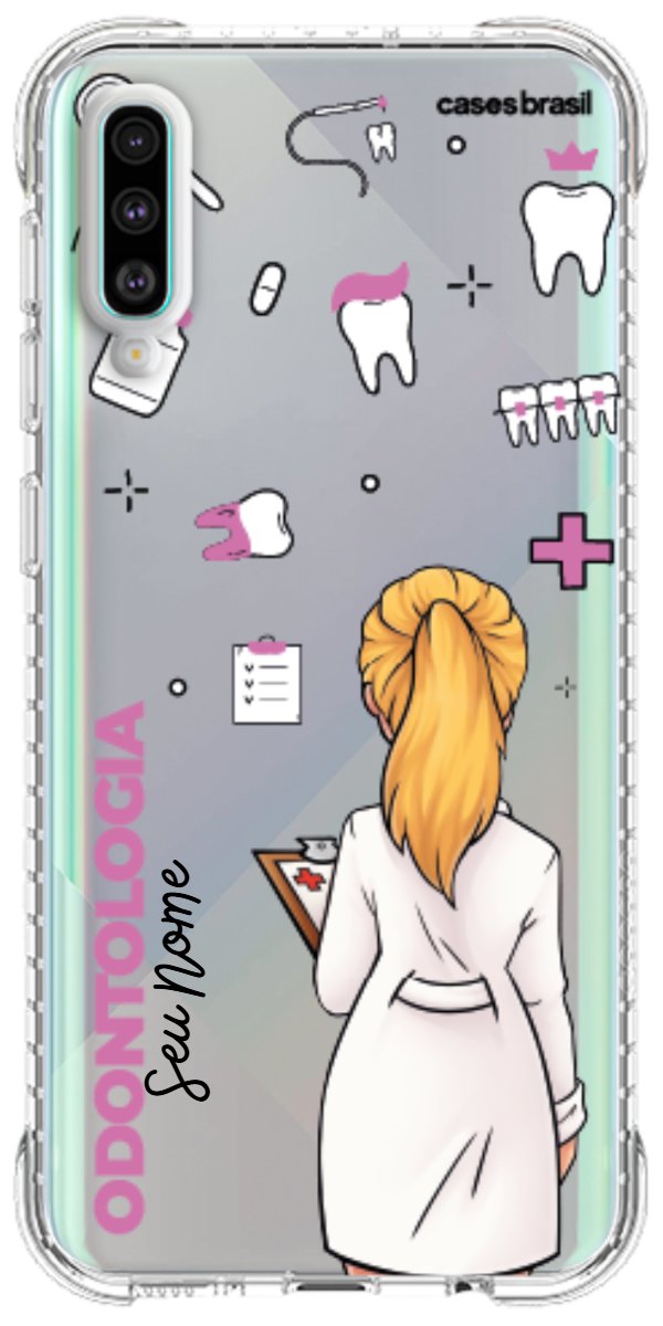 Capinha para Celular Odontologia - Profissão Com Nome