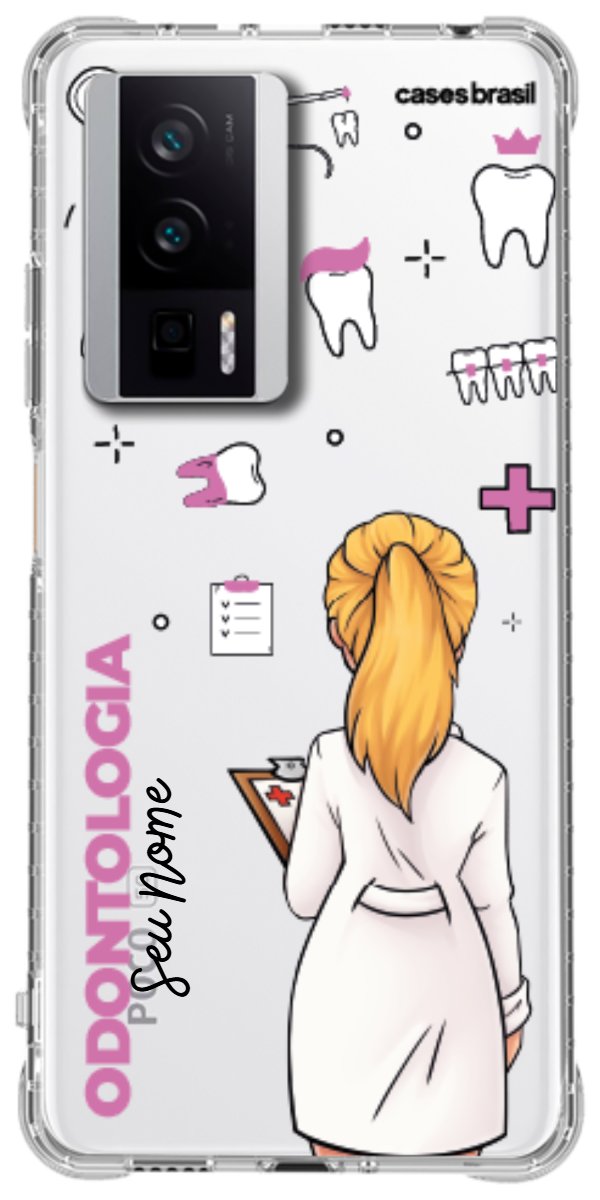 Capinha para Celular Odontologia - Profissão Com Nome