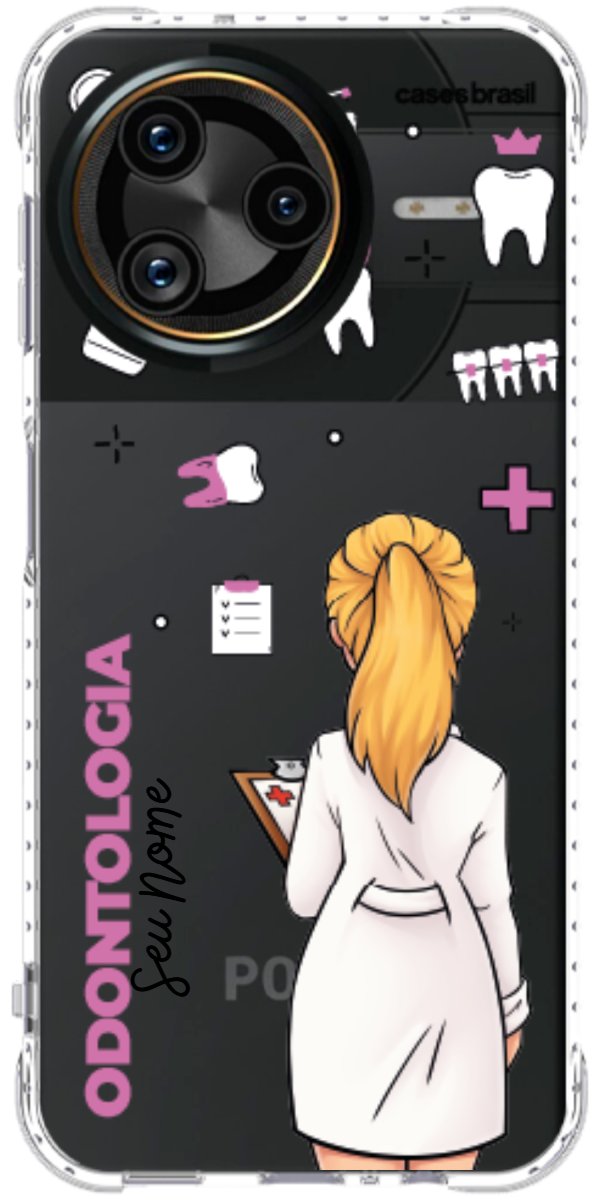 Capinha para Celular Odontologia - Profissão Com Nome