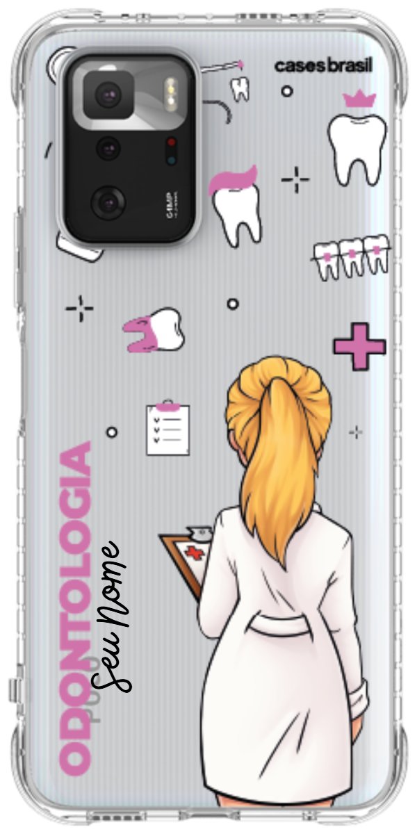 Capinha para Celular Odontologia - Profissão Com Nome